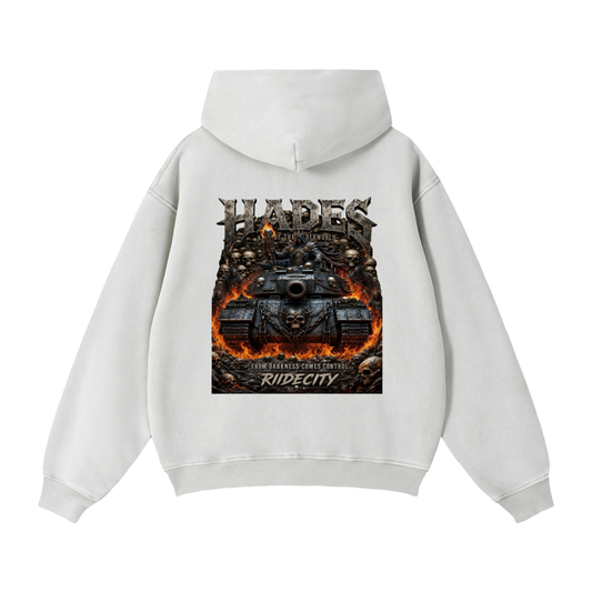 Zip-Through Boxy Fleece Hoodie
