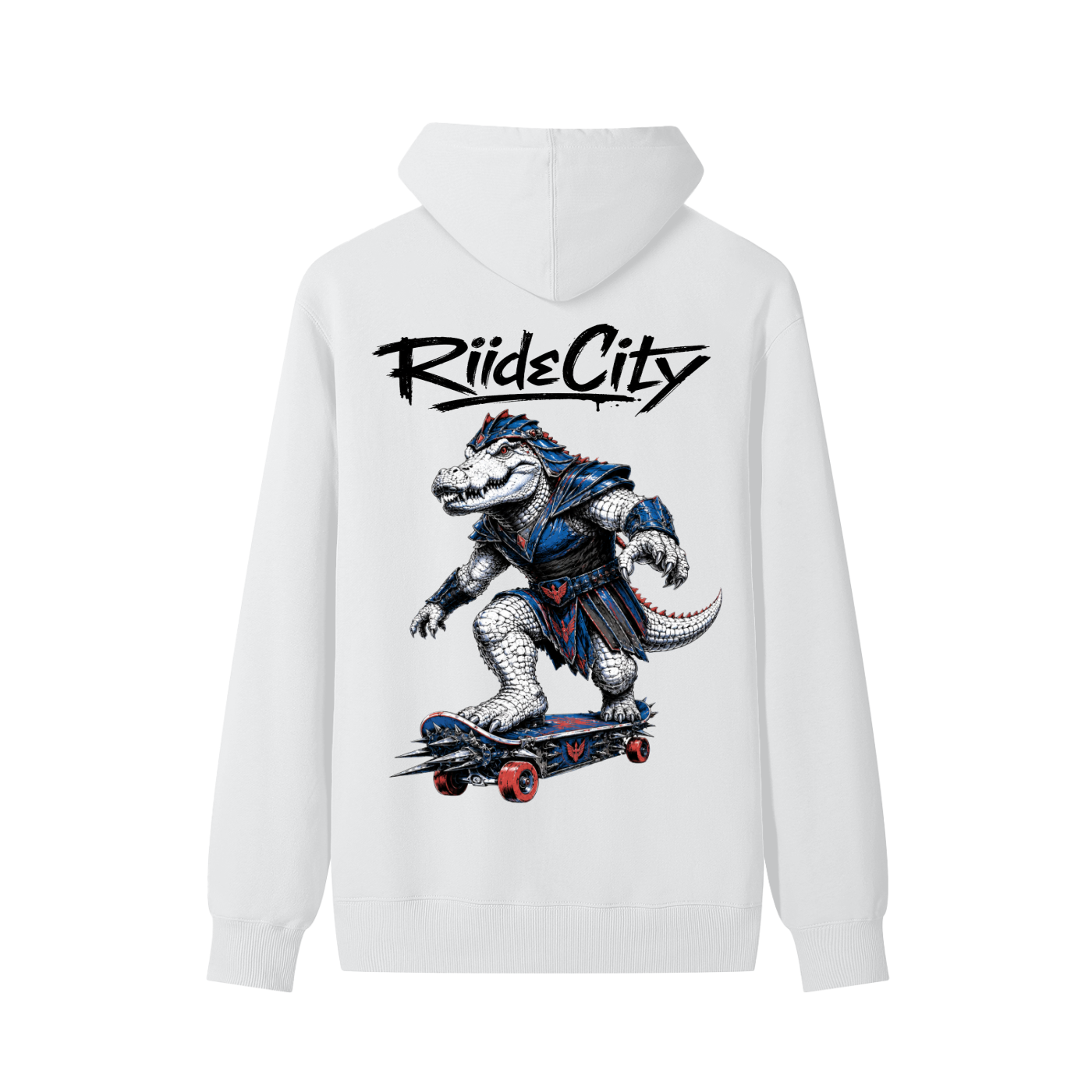 Blue moon skater Unisex Cotton Hoodie