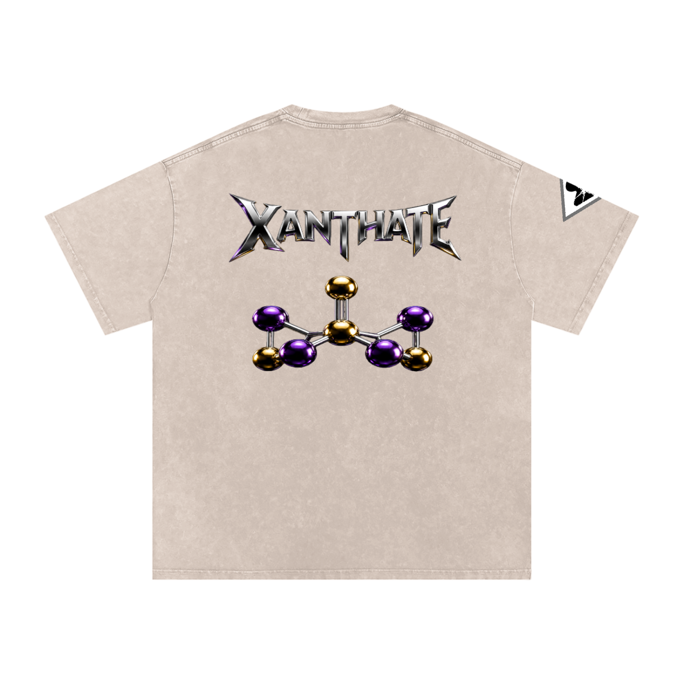 Xanthate snow Washed Oversized Cotton T-Shirt
