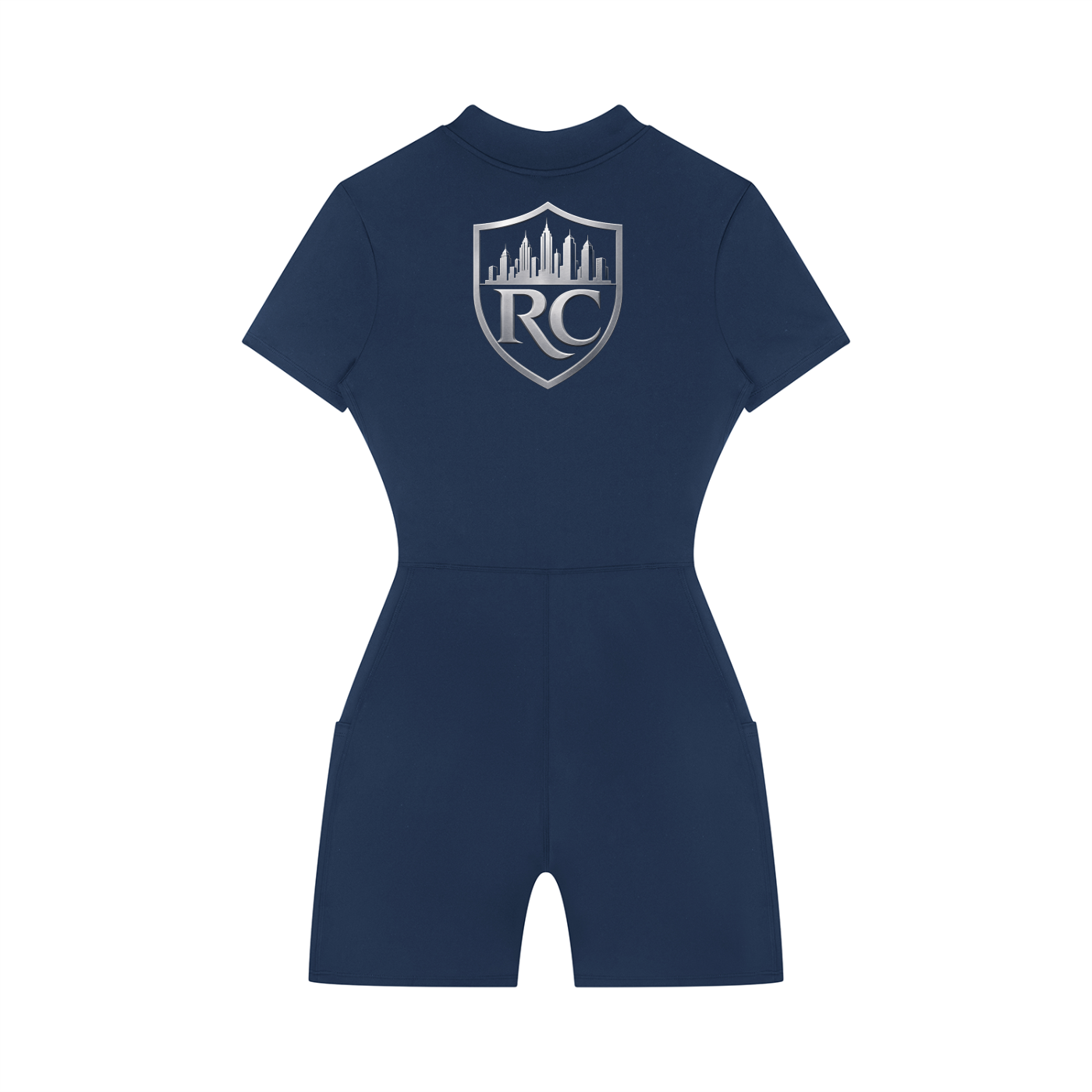 RC Women's Quarter-Zip Short Sleeve Romper