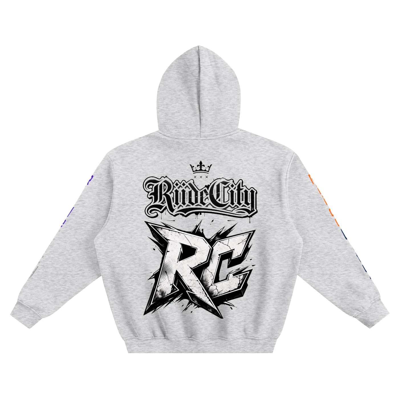 Ride destroy Conquer Fleeced Boxy Hoodie