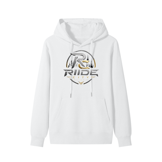 Blue moon skater  Unisex Cotton Hoodie
