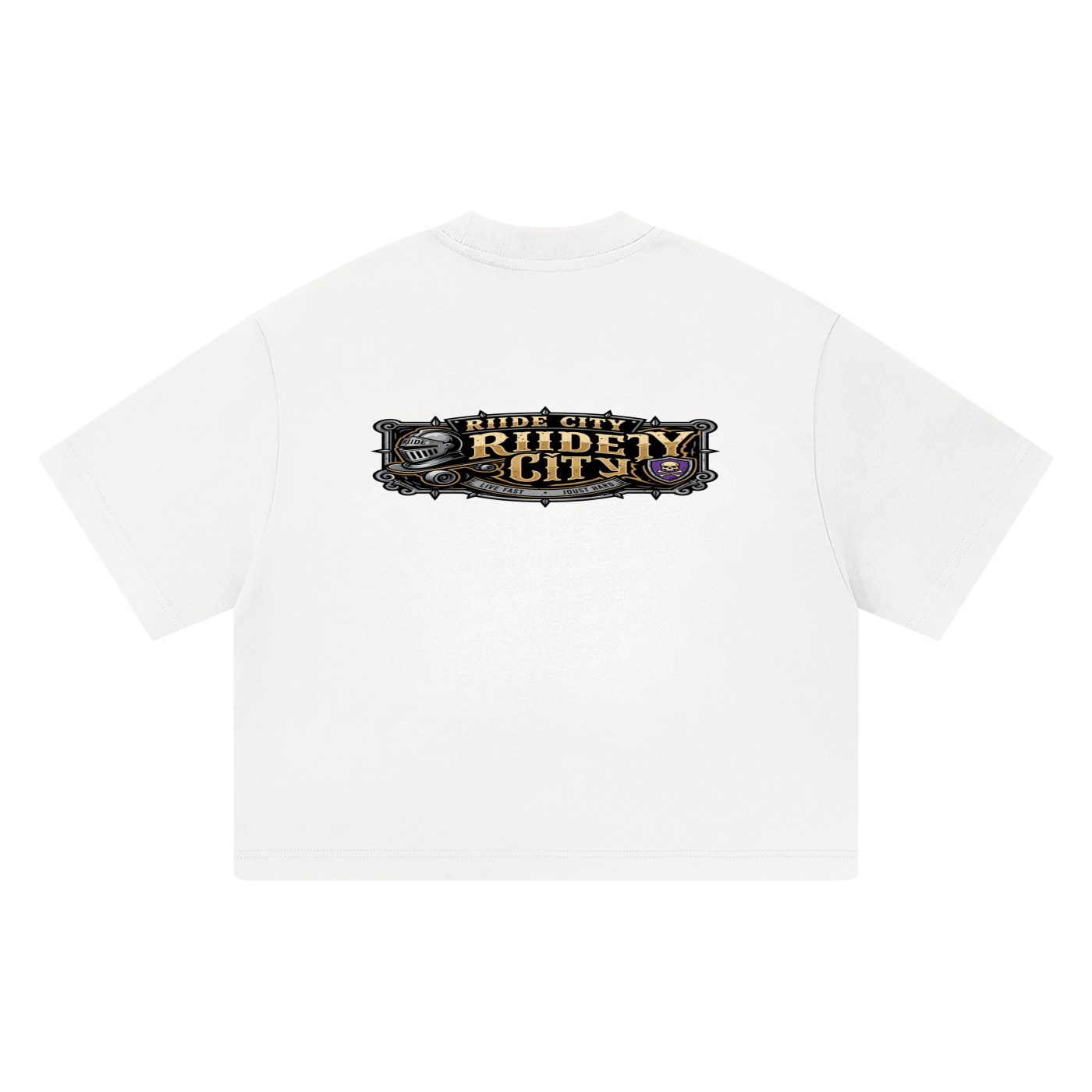 Gods and rides Unisex Heavyweight Boxy T-Shirt