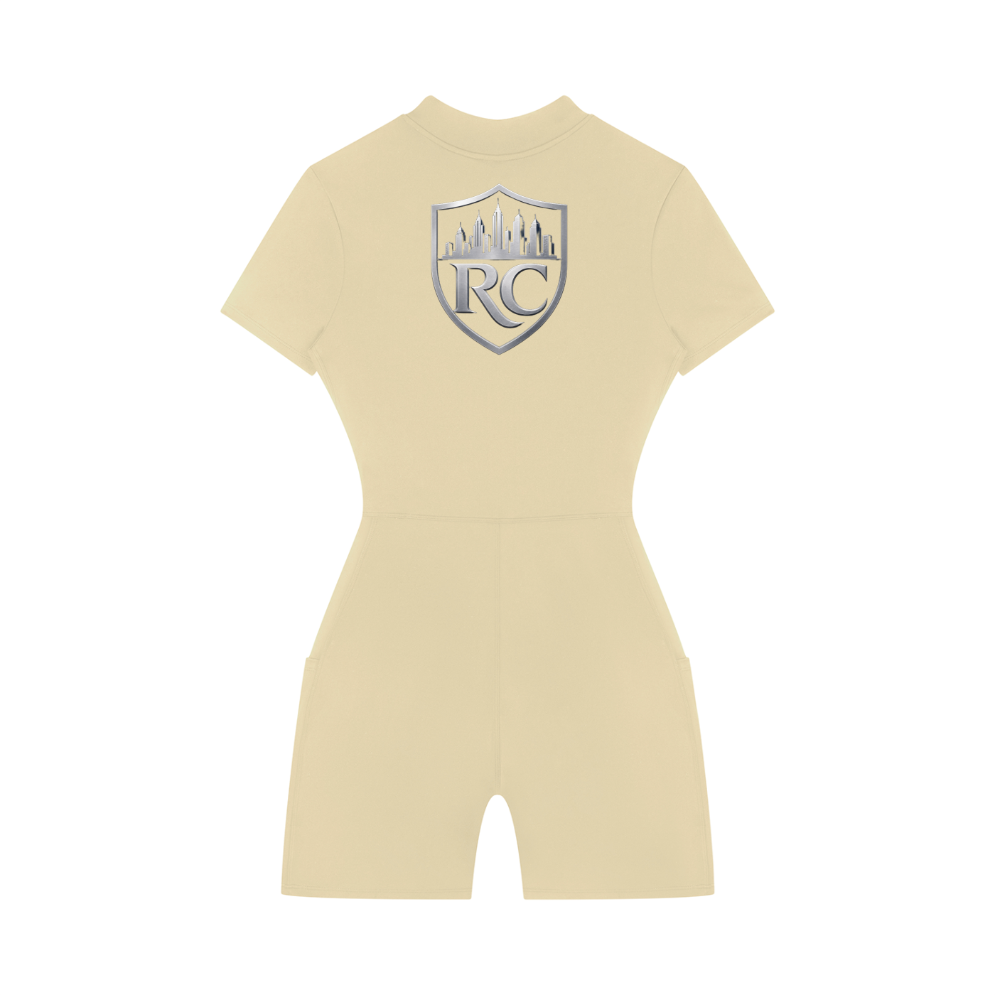 RC Women's Quarter-Zip Short Sleeve Romper