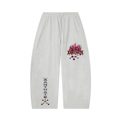 Xanthate Waffle Barrel Leg Pants