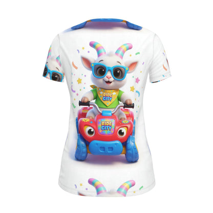 Cut baby goat Womens T-Shirt
