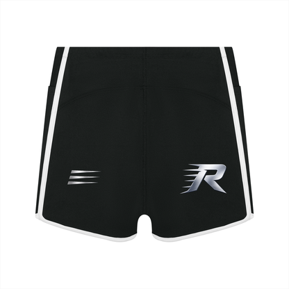 Women's High Rise Color Block Yoga Shorts