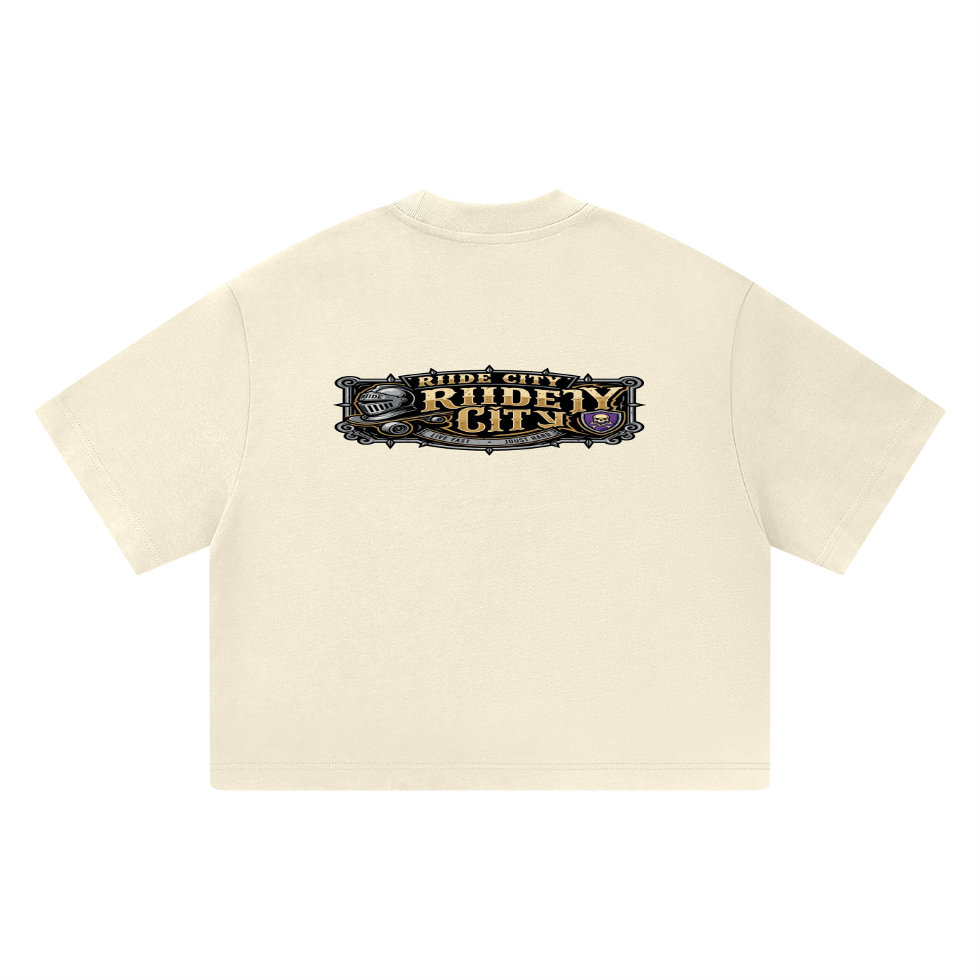 Gods and rides Unisex Heavyweight Boxy T-Shirt