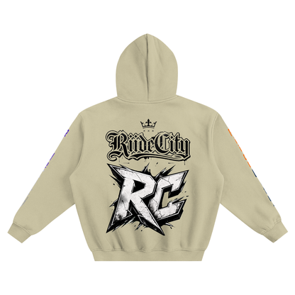 Ride destroy Conquer Fleeced Boxy Hoodie