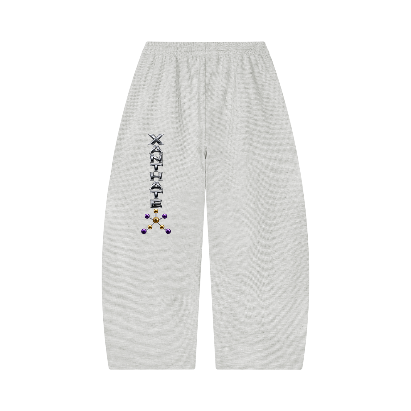 Xanthate Waffle Barrel Leg Pants