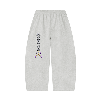 Xanthate Waffle Barrel Leg Pants