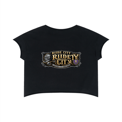 Ride or die, lift fast Premium graphic Unisex Heavyweight Boxy Raw Edge T-Shirt