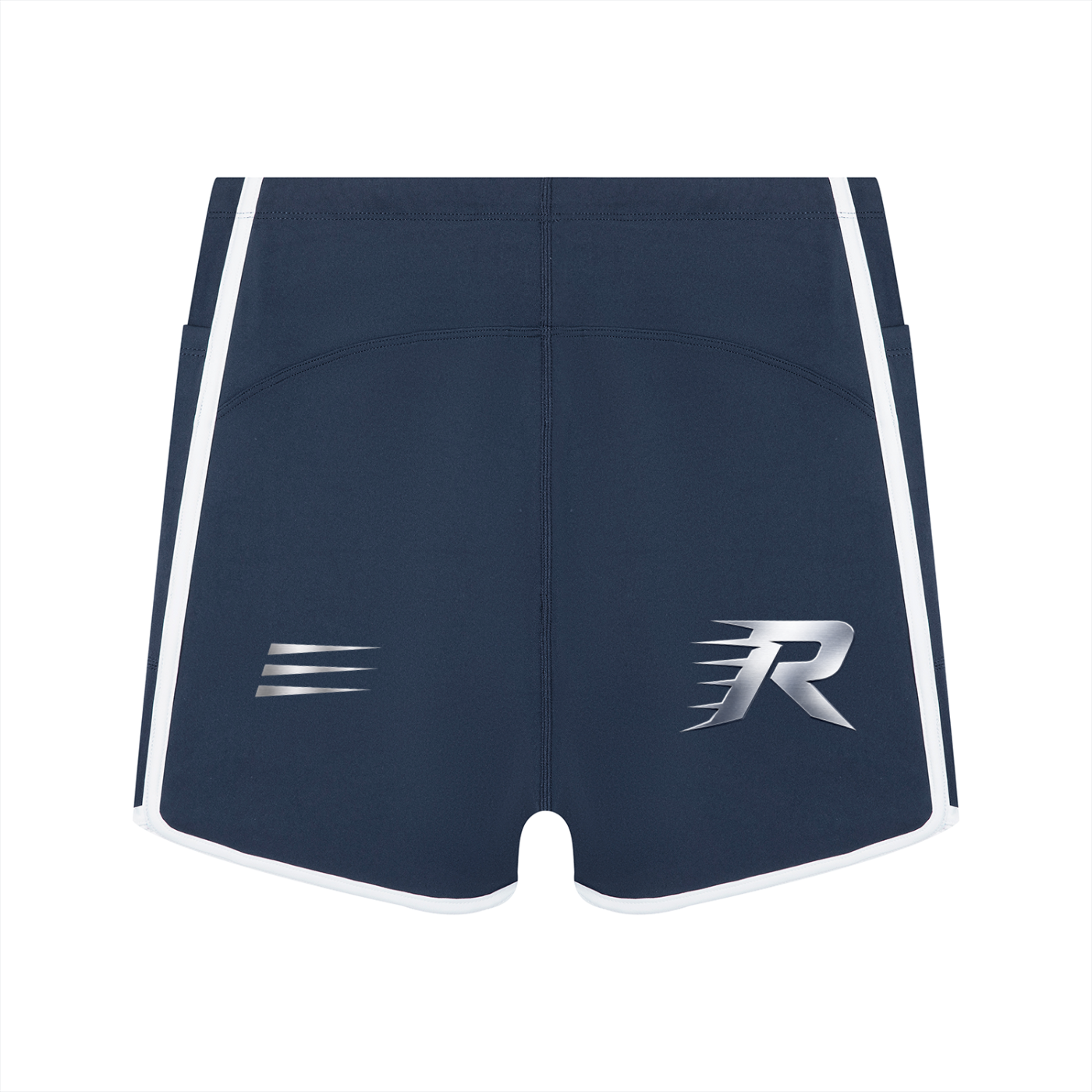 Women's High Rise Color Block Yoga Shorts