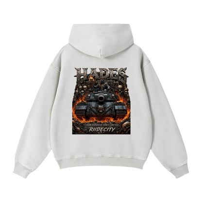 Zip-Through Boxy Fleece Hoodie