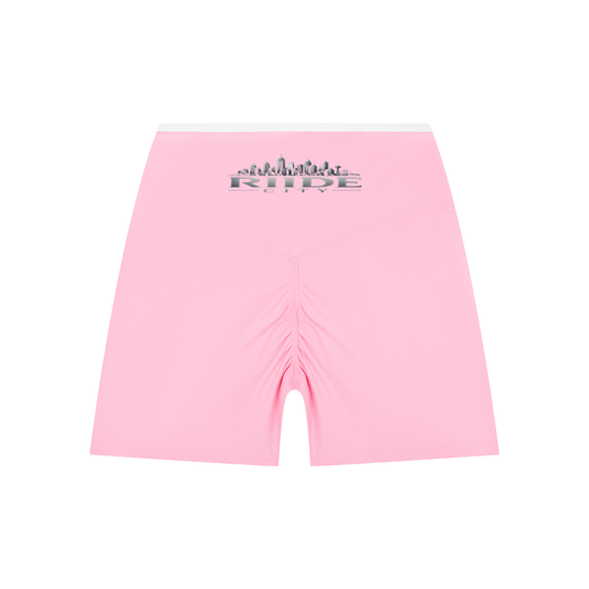 Women’s High Rise Color Block Yoga Shorts