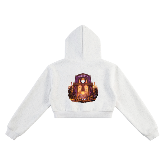 goddess Essential Cropped Hoodie