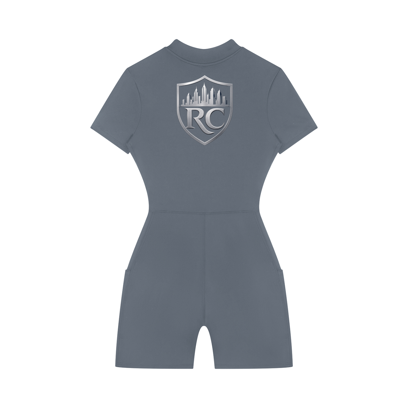 RC Women's Quarter-Zip Short Sleeve Romper