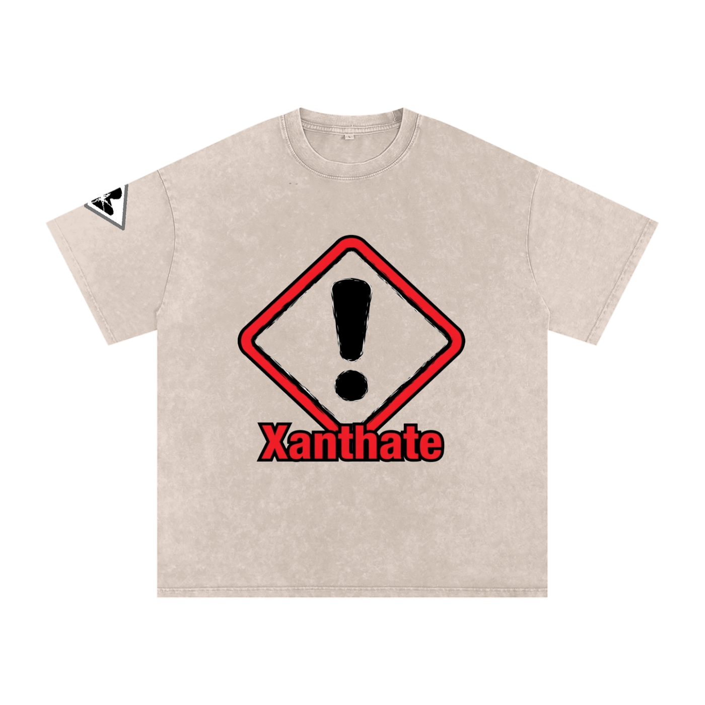 Xanthate snow Washed Oversized Cotton T-Shirt