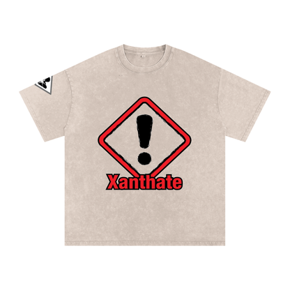 Xanthate snow Washed Oversized Cotton T-Shirt