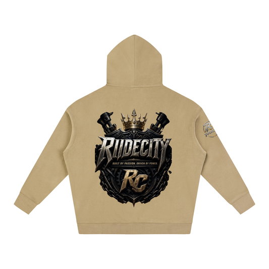 RiideCity  over size fleece hoodie