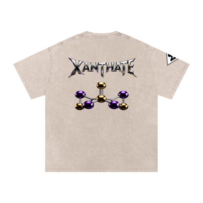 Xanthate snow Washed Oversized Cotton T-Shirt